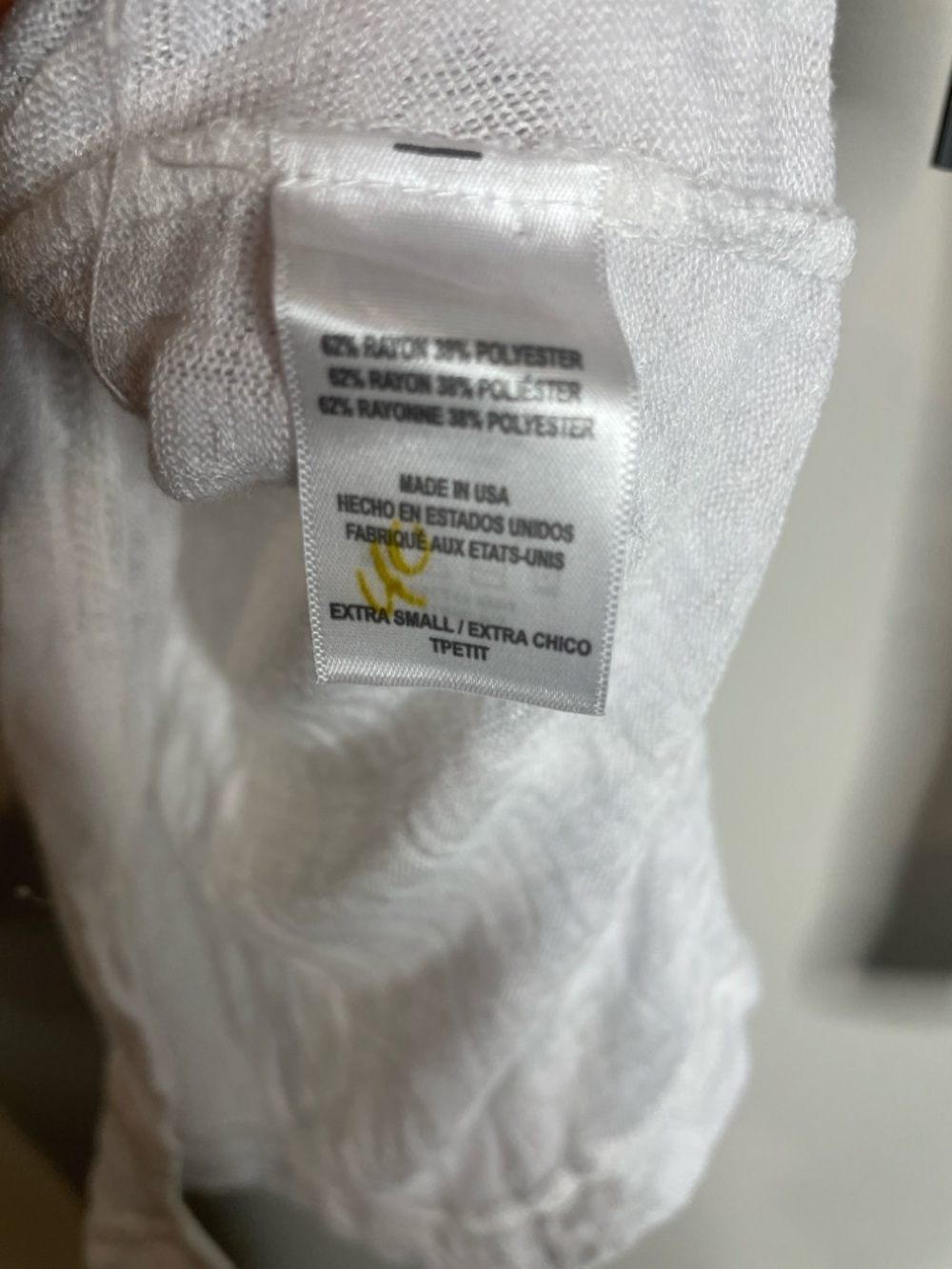 Rails | Women’s White Ethan Henley Size Large NWT - Picture 4 of 5